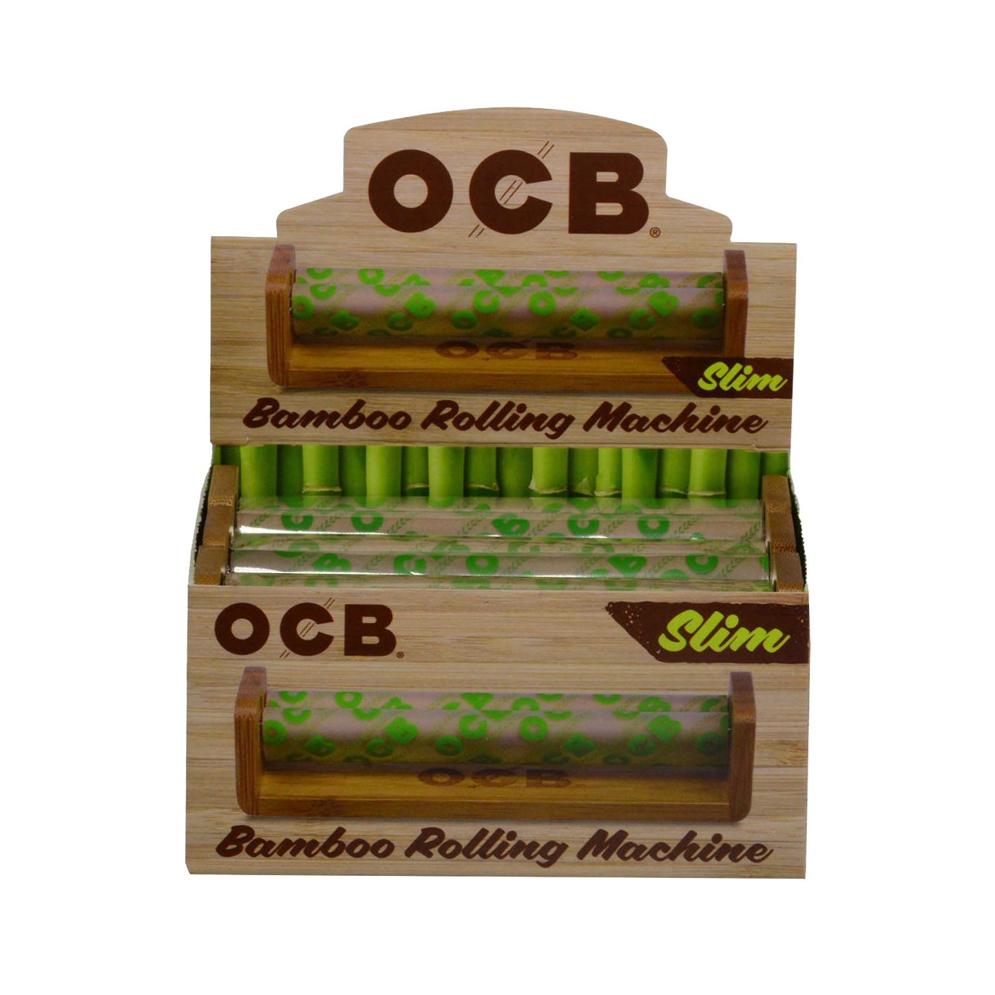 OCB Bamboo Slim Roller Display