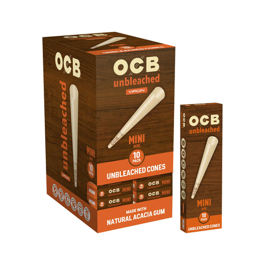 OCB Unbleached Mini Cone Display