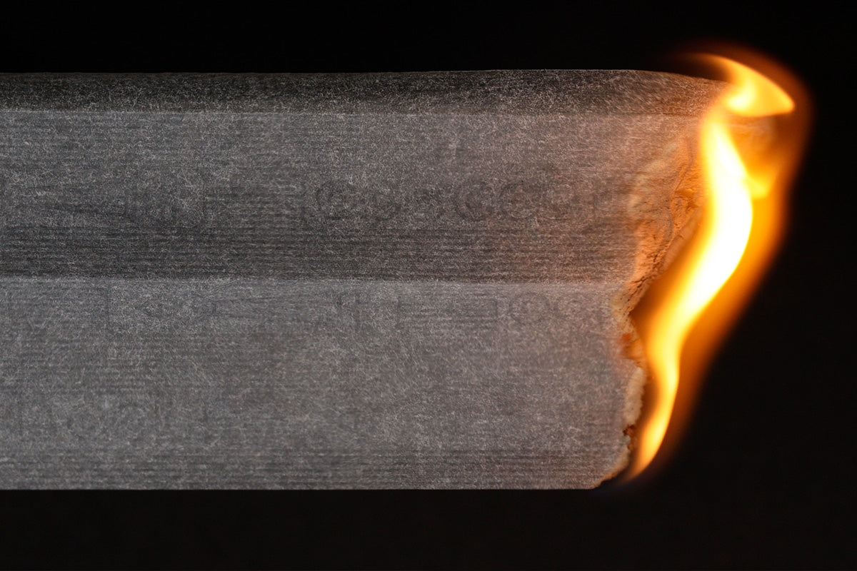 Burning OCB rolling paper
