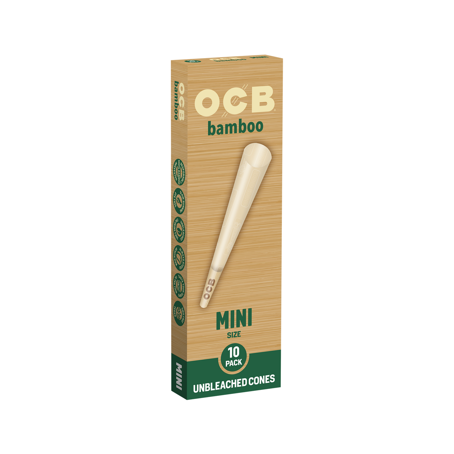 OCB Bamboo Mini Cone Box