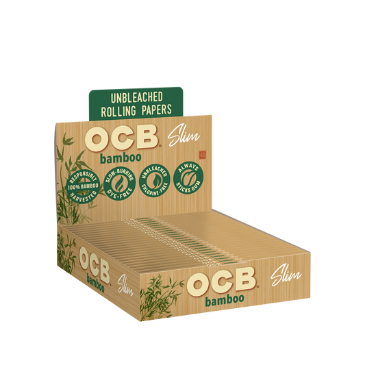 OCB Bamboo Slim Rolling Paper Unit