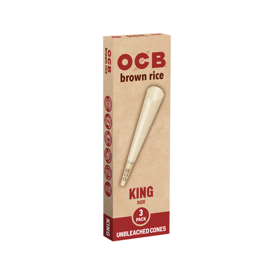 OCB Brown Rice King Cone Box