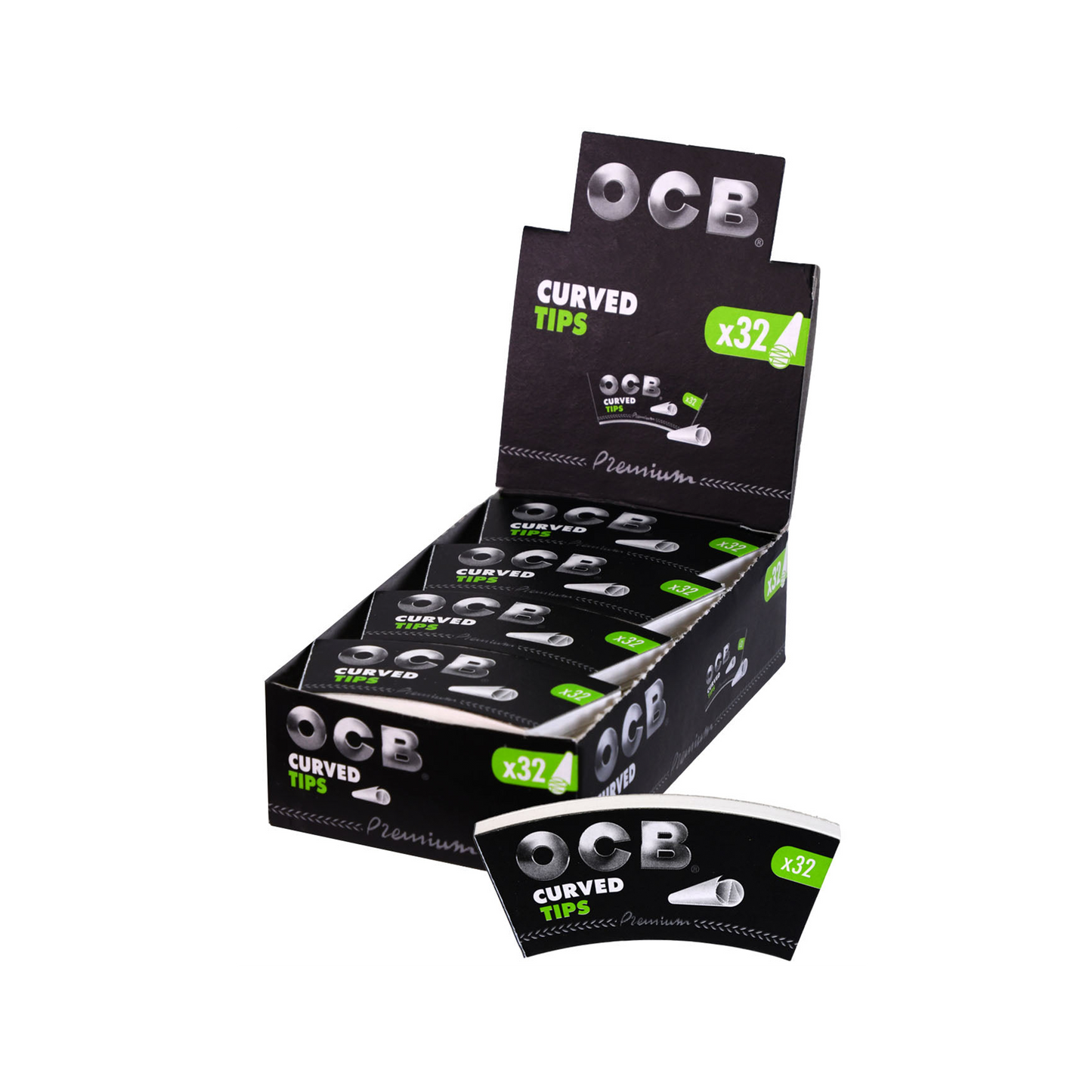 OCB Premium Curved Paper Tips Unit