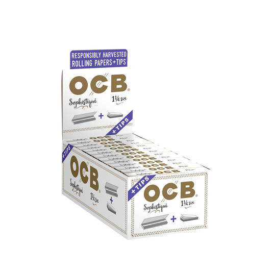 OCB Sophistique 1 1/4 + Tips Rolling Paper Unit