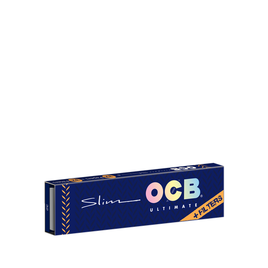 OCB Ultimate Slim + Tips Rolling Paper Booklet