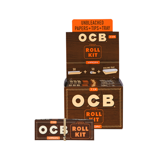 OCB Unbleached 1 1/4 Roll Kit Unit