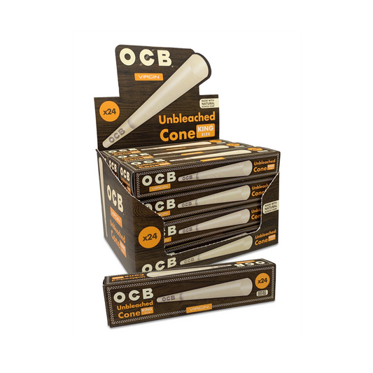 OCB Unbleached 24 Count King Cone Unit