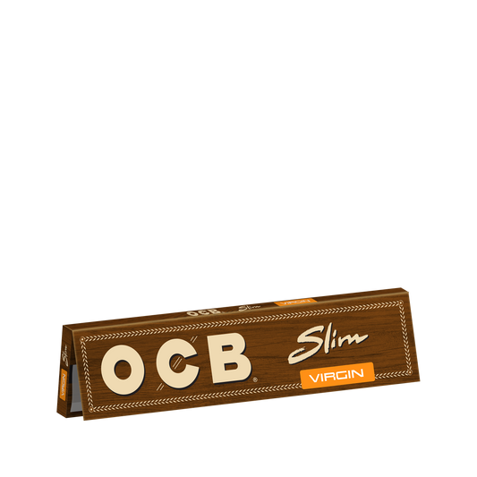 OCB Unbleached Slim Rolling Paper Booklet