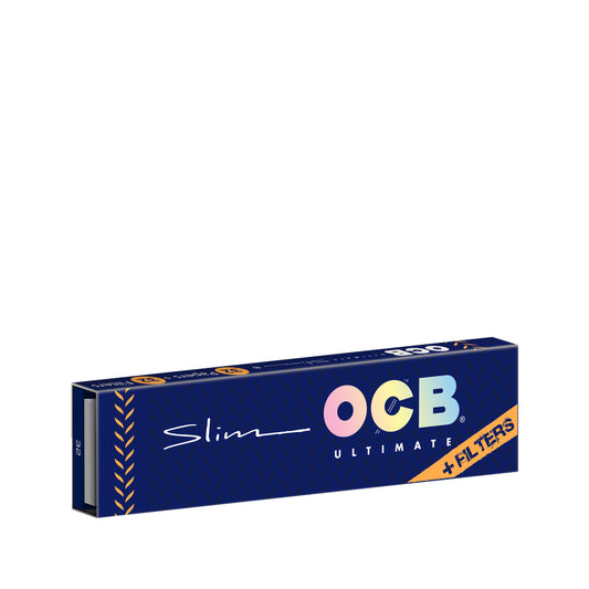 OCB Ultimate Slim + Tips Rolling Paper Booklet