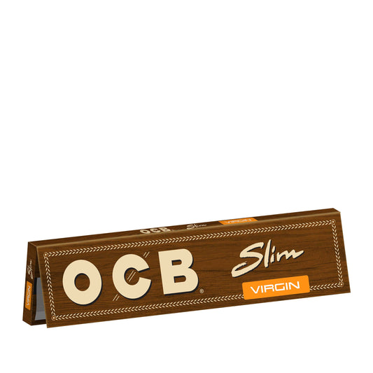OCB Unbleached Slim Rolling Paper Booklet