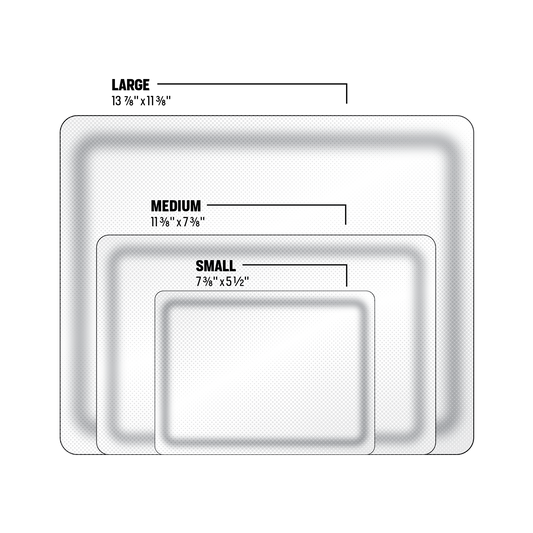 OCB Rolling Tray Size Guide