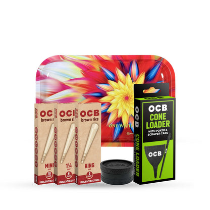 OCB Brown Rice Cone Bundle