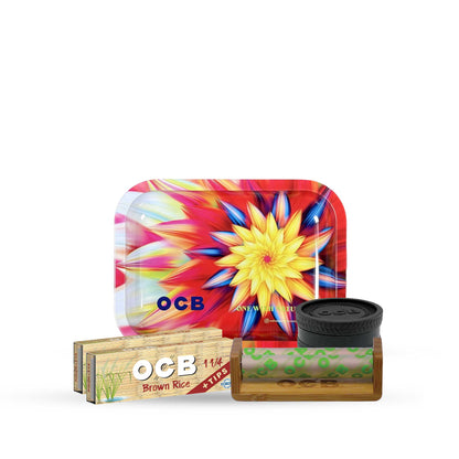 OCB Brown Rice Rolling Paper Bundle