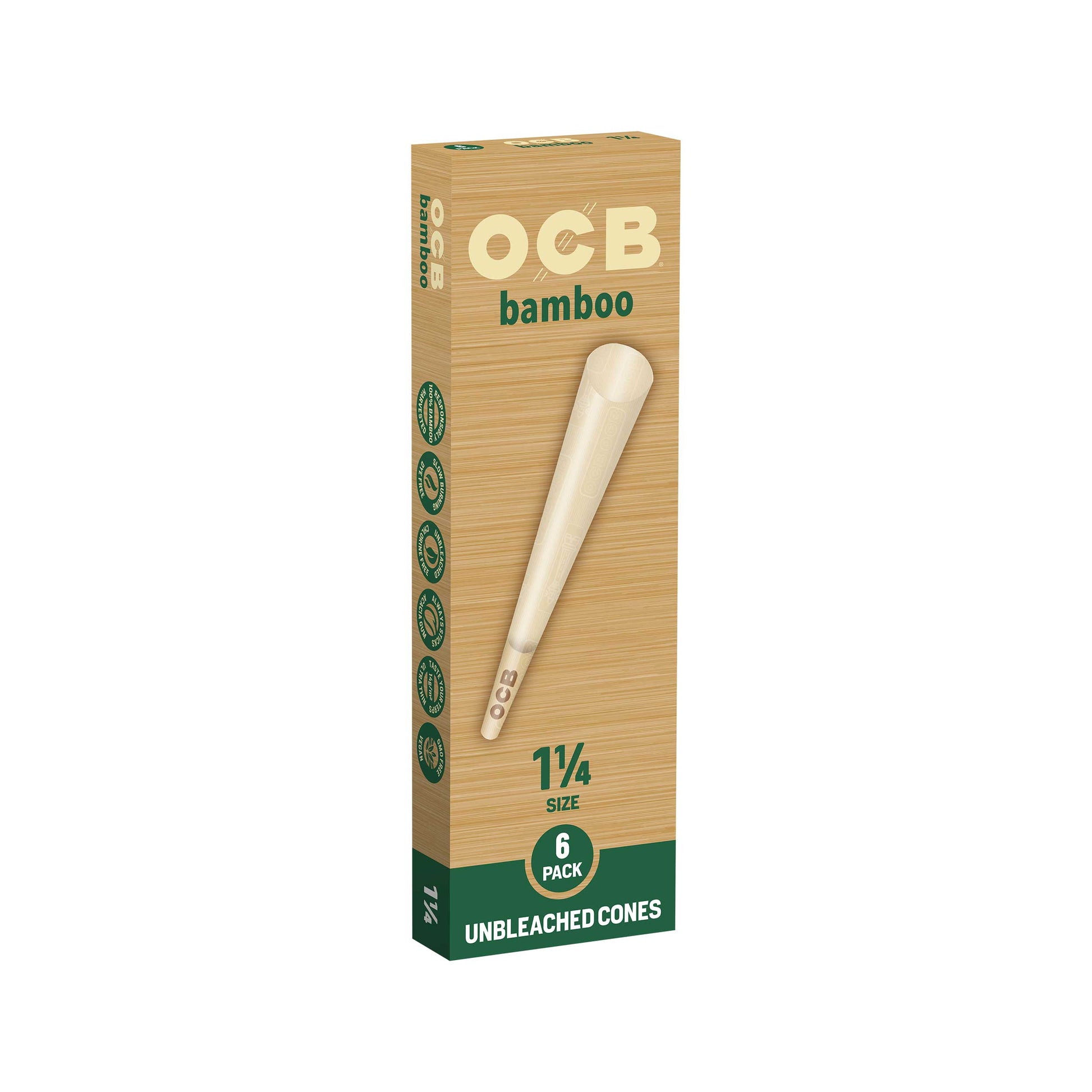 OCB Bamboo 1 1/4 Cone Box