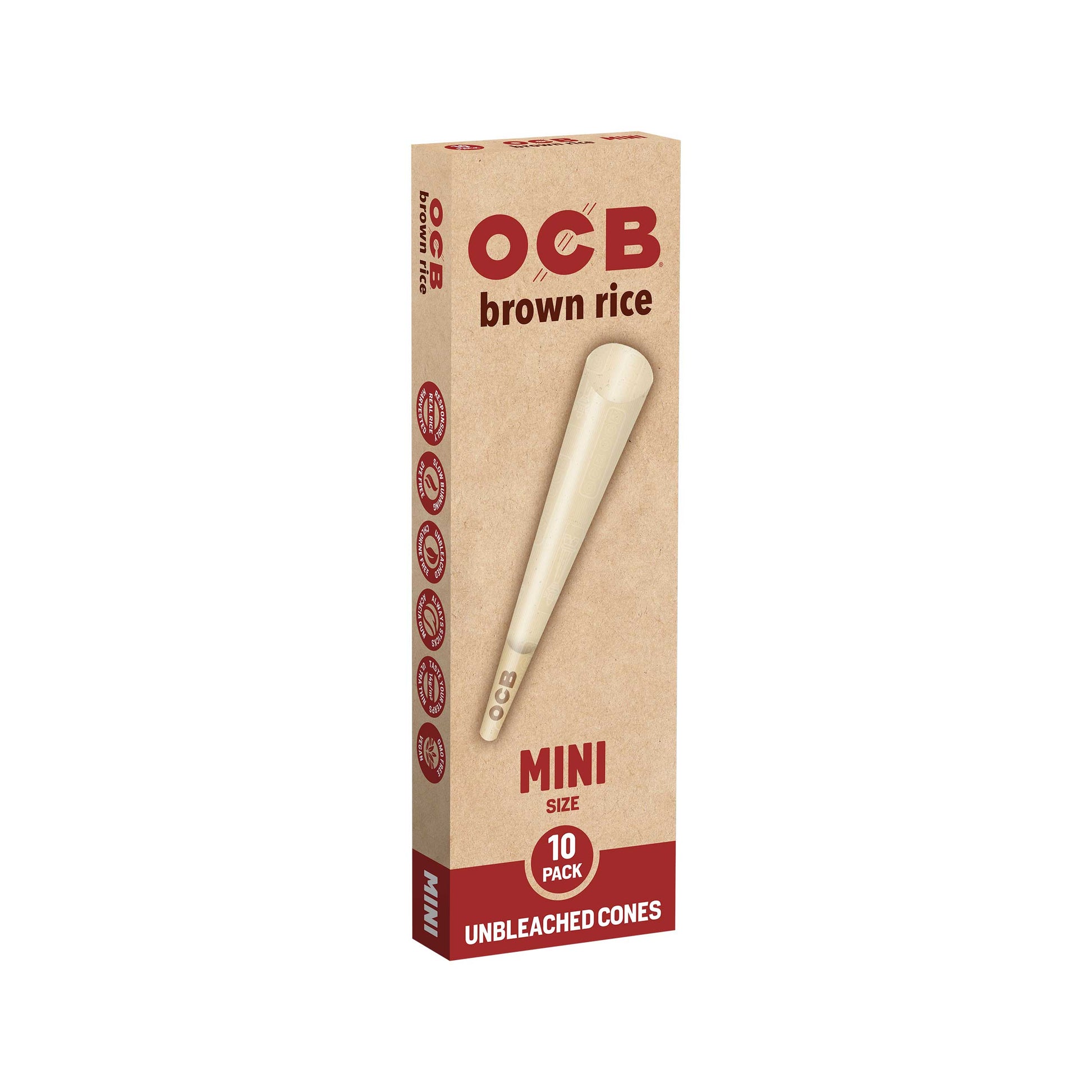 OCB Brown Rice Mini Cone Box
