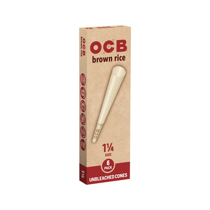 OCB Brown Rice 1 1/4 Cone Box