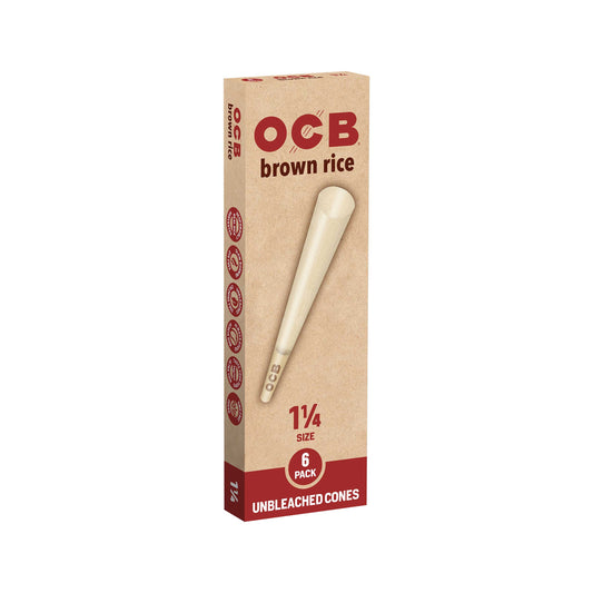 OCB Brown Rice 1 1/4 Cone Box