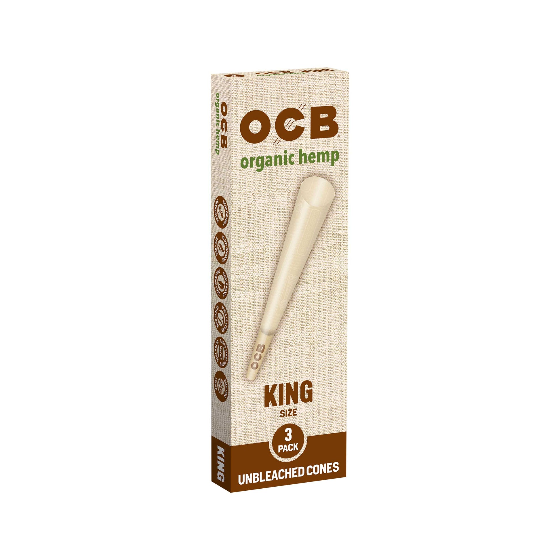 OCB Organic Hemp King Cone Box