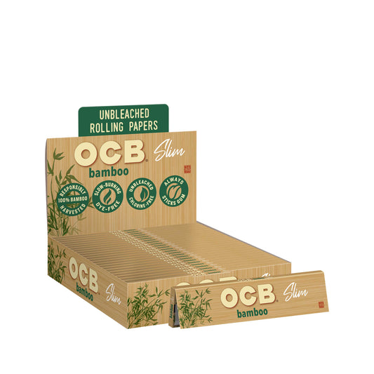 OCB Bamboo Slim Rolling Paper Display
