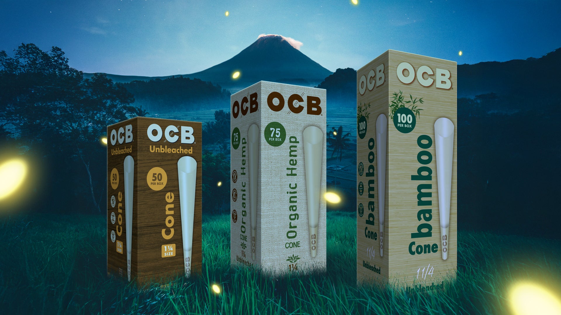 OCB Cone Towers with Mountains