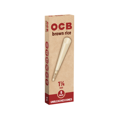OCB Brown Rice 1 1/4 Cone Box