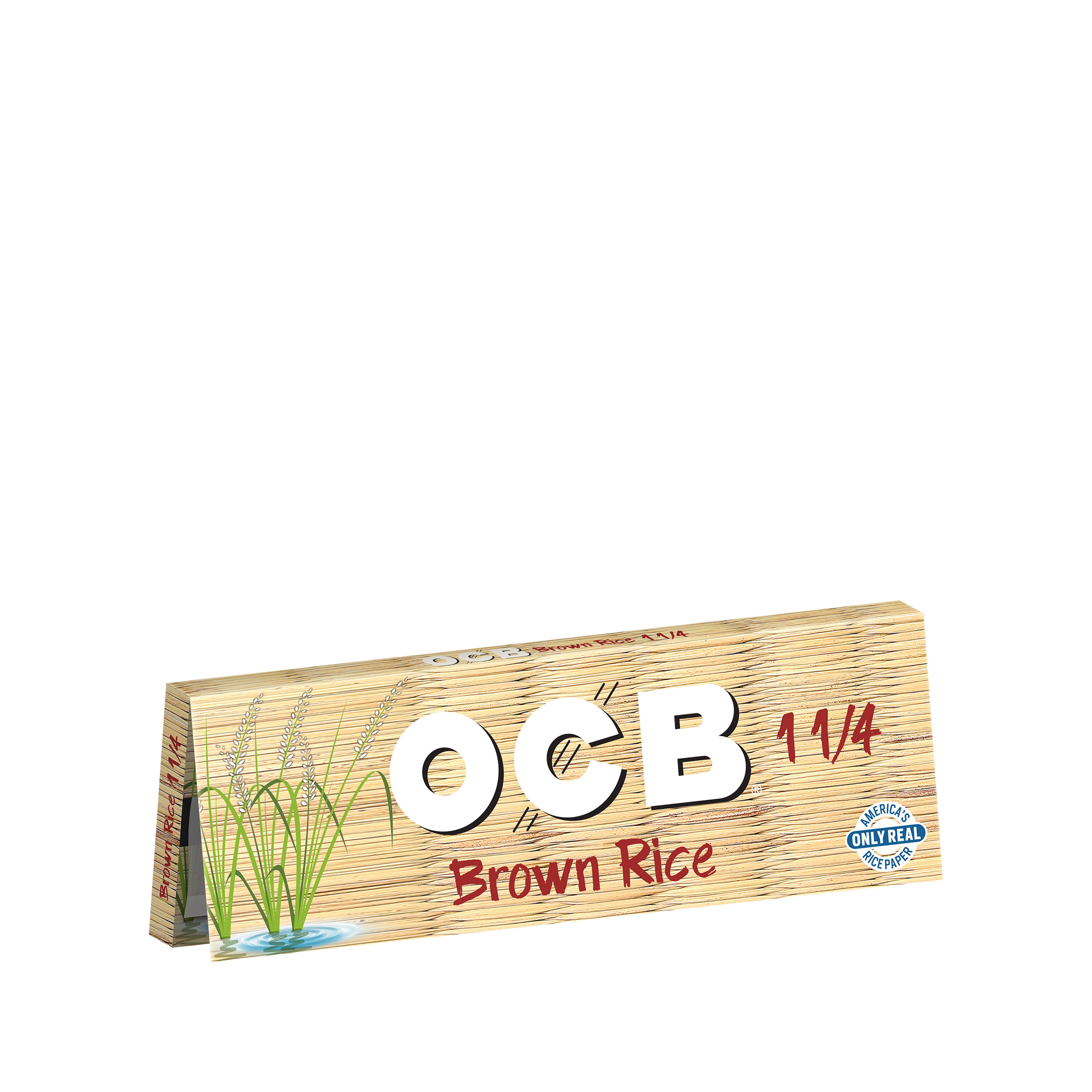 OCB Brown Rice 1 1/4 Rolling Paper Booklet