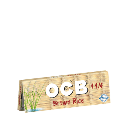 OCB Brown Rice 1 1/4 Rolling Paper Booklet