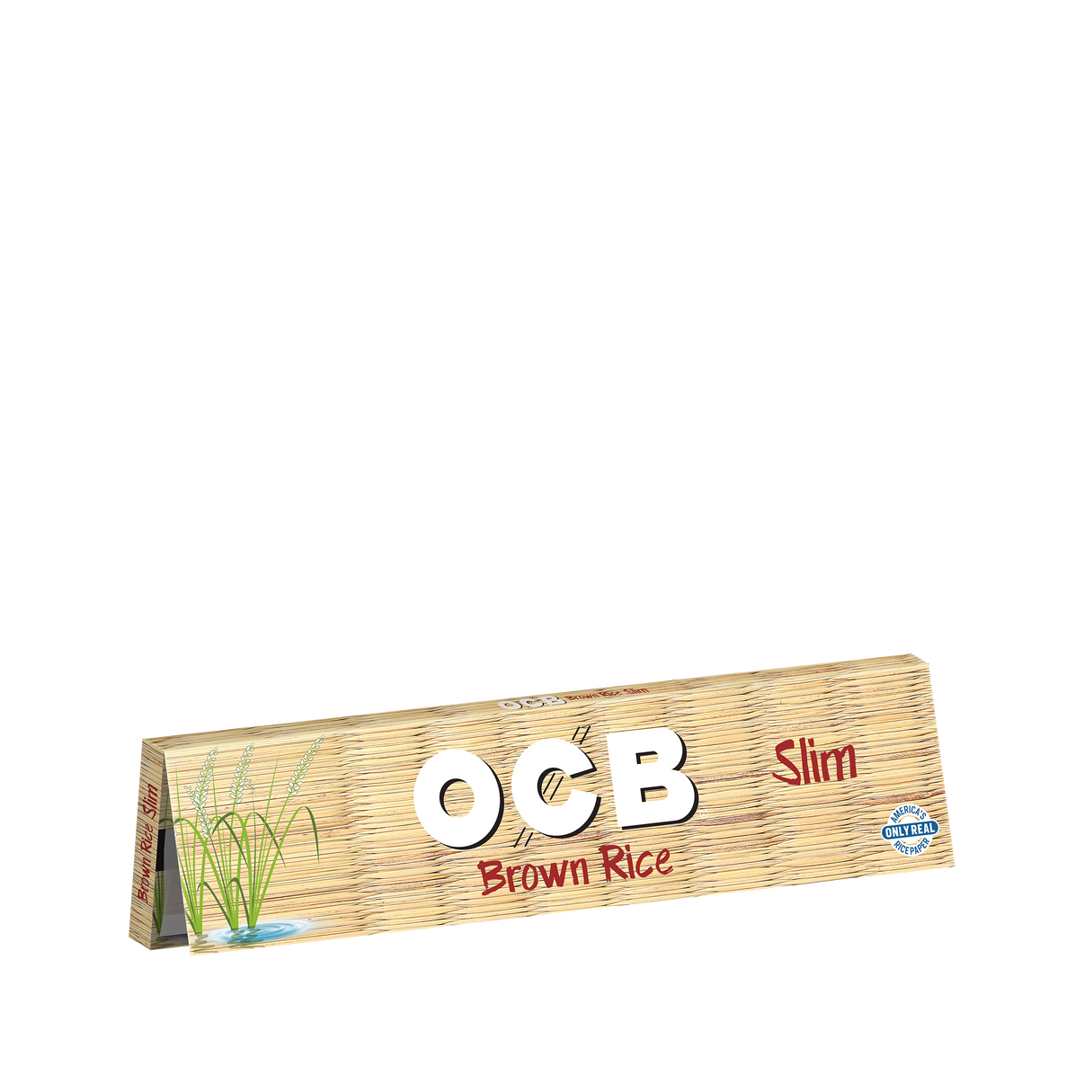 Brown Rice Slim Rolling Papers, Booklet – OCB USA Rolling Paper Store