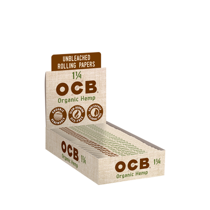 OCB Organic Hemp 1 1/4 Rolling Paper Unit