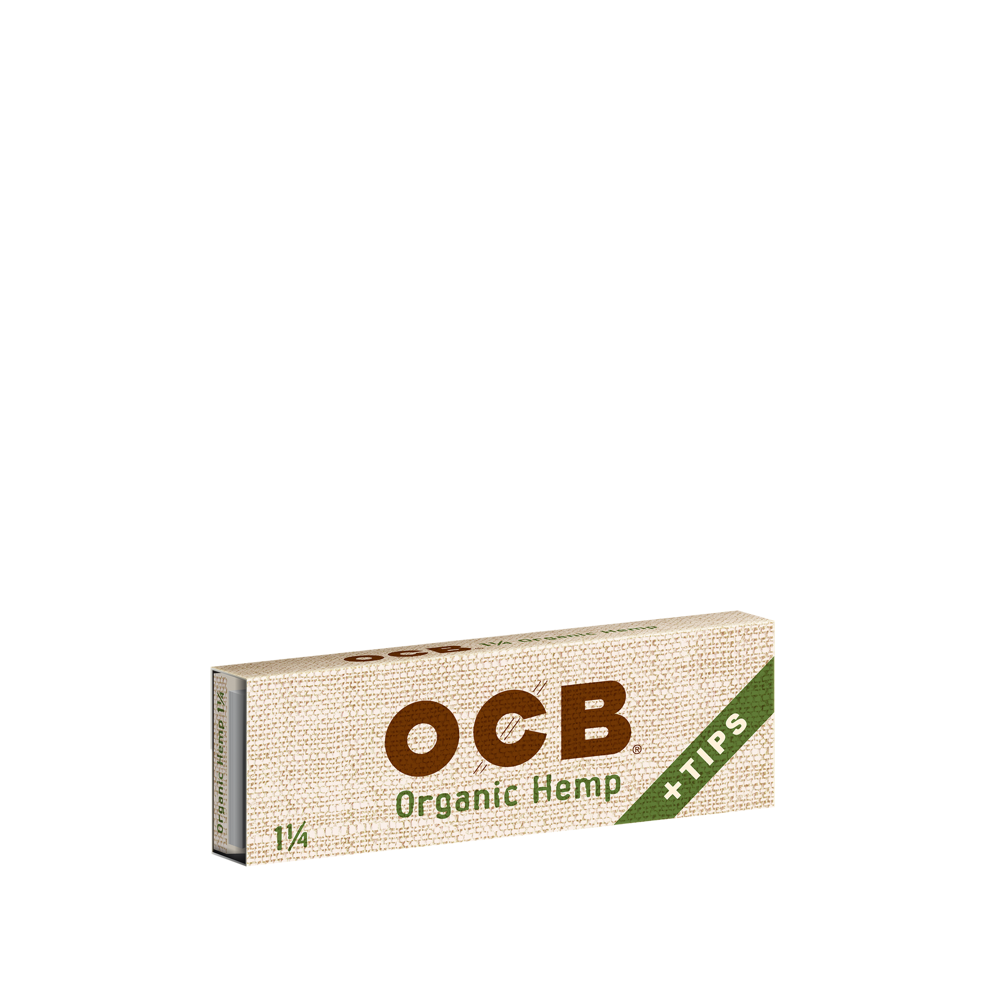 OCB Organic Hemp 1 1/4 + Tips Rolling Paper Booklet