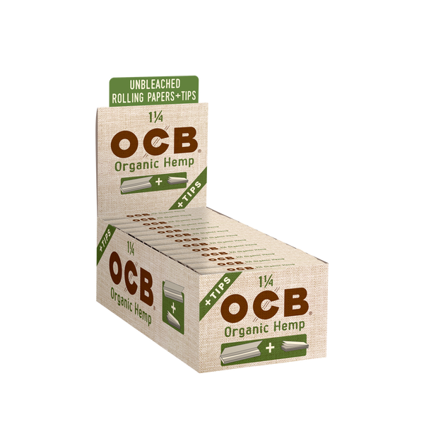 Ocp Paper Organic Hemp 1¼ Rolling Papers + Tips – OCB USA Rolling Paper Store