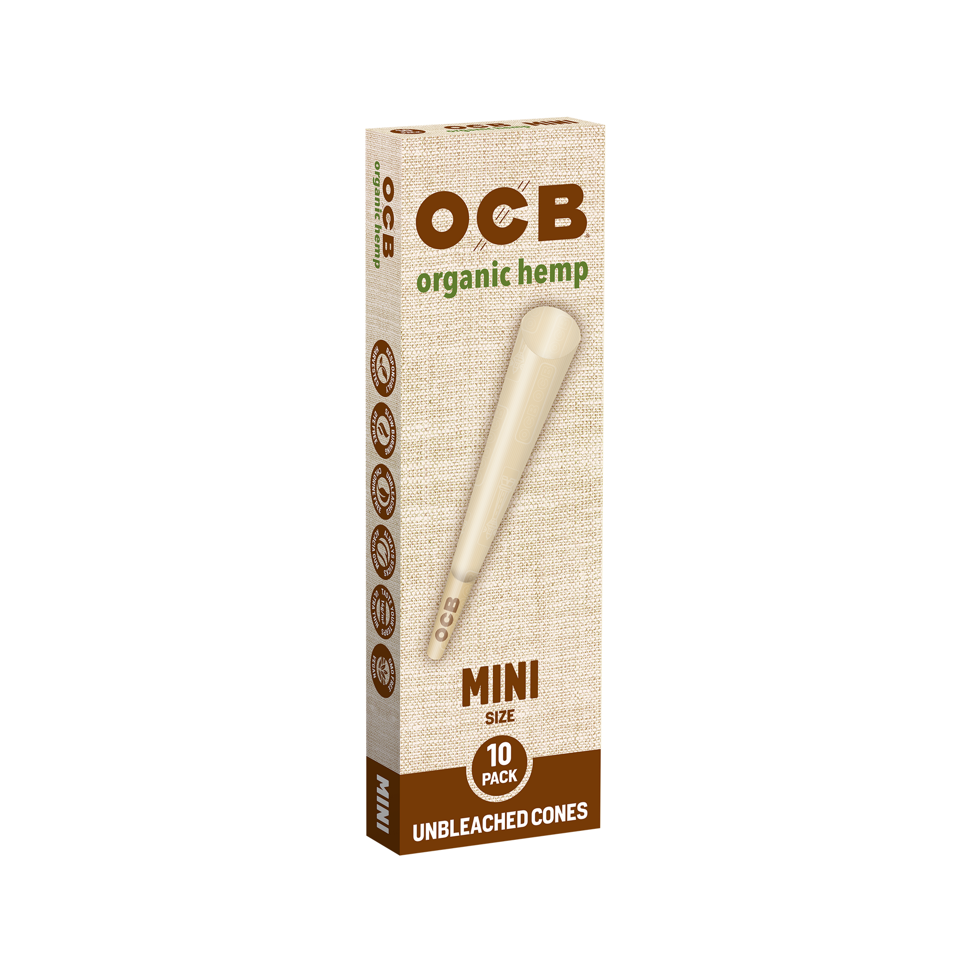 OCB Organic Hemp Mini Cone Box