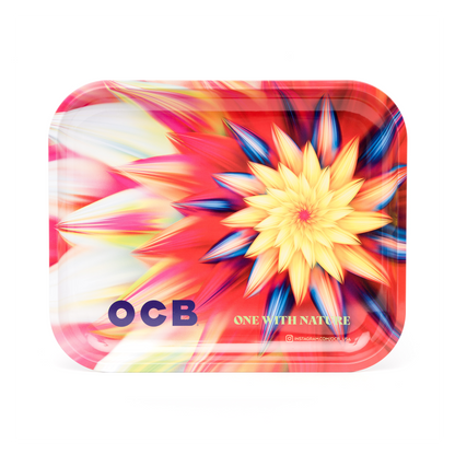 OCB Rolling Tray Flower Explosion