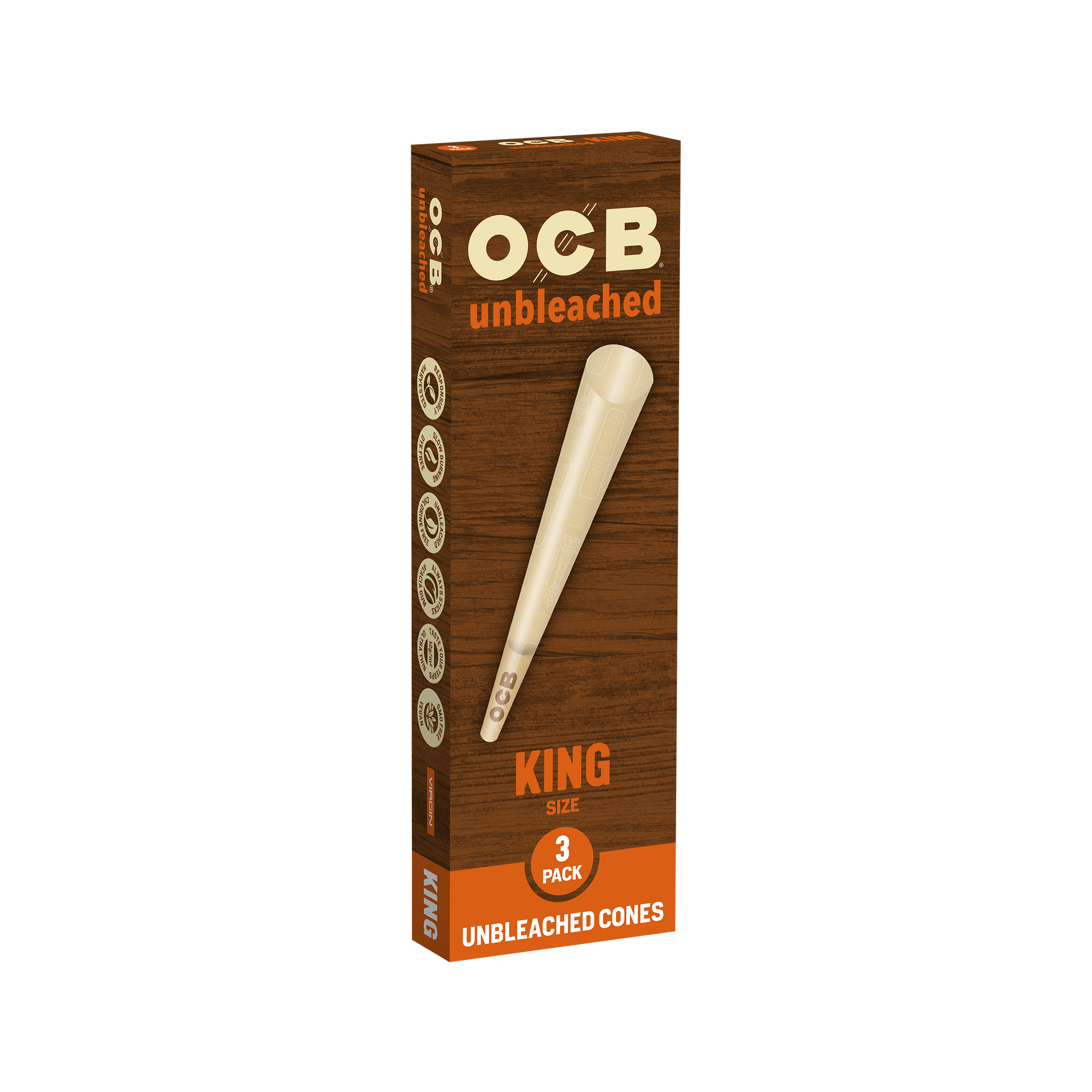 OCB Unbleached King Cone Box