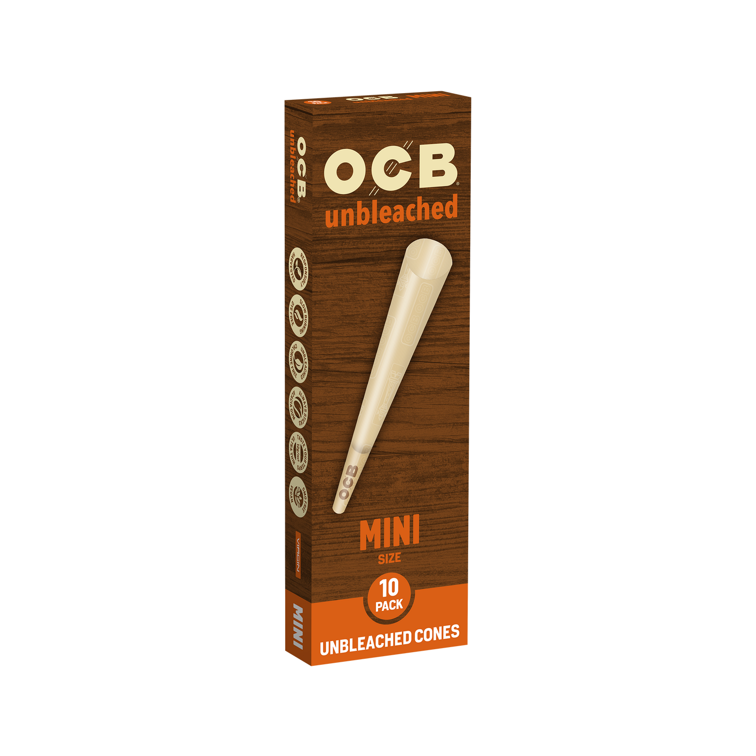 OCB Unbleached Mini Cone Box