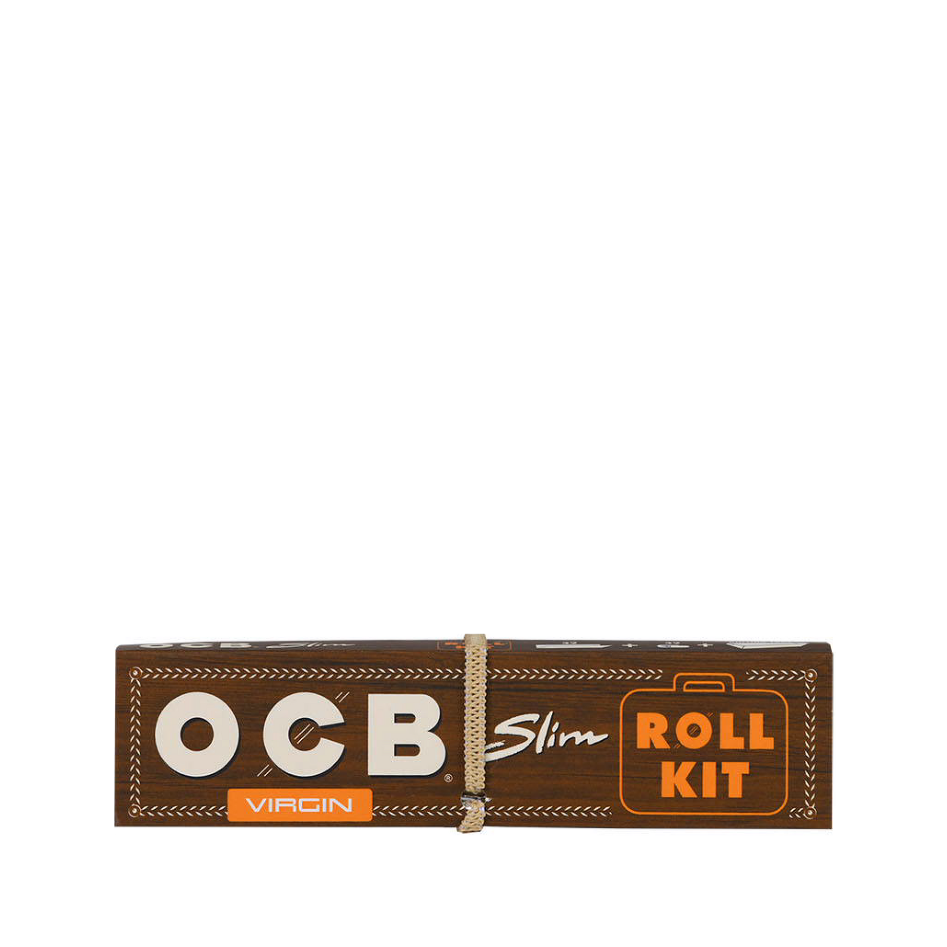OCB Unbleached Virgin Slim Roll Kit Booklet
