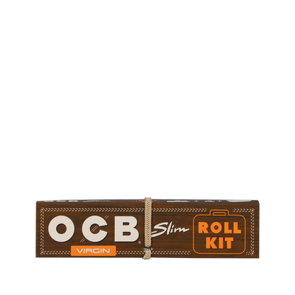 OCB Unbleached Virgin Slim Roll Kit Booklet