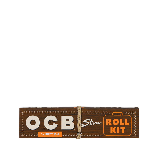 OCB Unbleached Virgin Slim Roll Kit Booklet