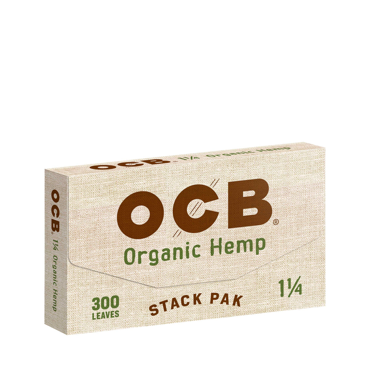 Stack Pak Organic Hemp 1¼ Rolling Papers Stack Pak, Display – OCB USA Rolling ...