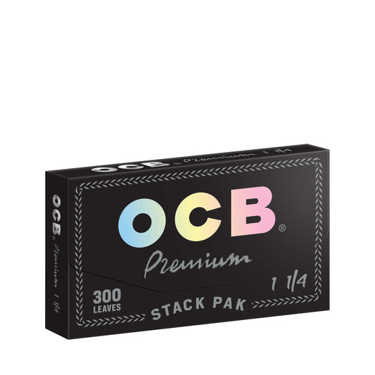OCB Premium 1 1/4 Stack Pak Rolling Paper Booklet