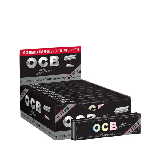 Premium Slim Rolling Papers + Tips