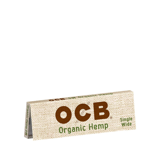 OCB Organic Hemp Single Wide Rolling Paper Booklet