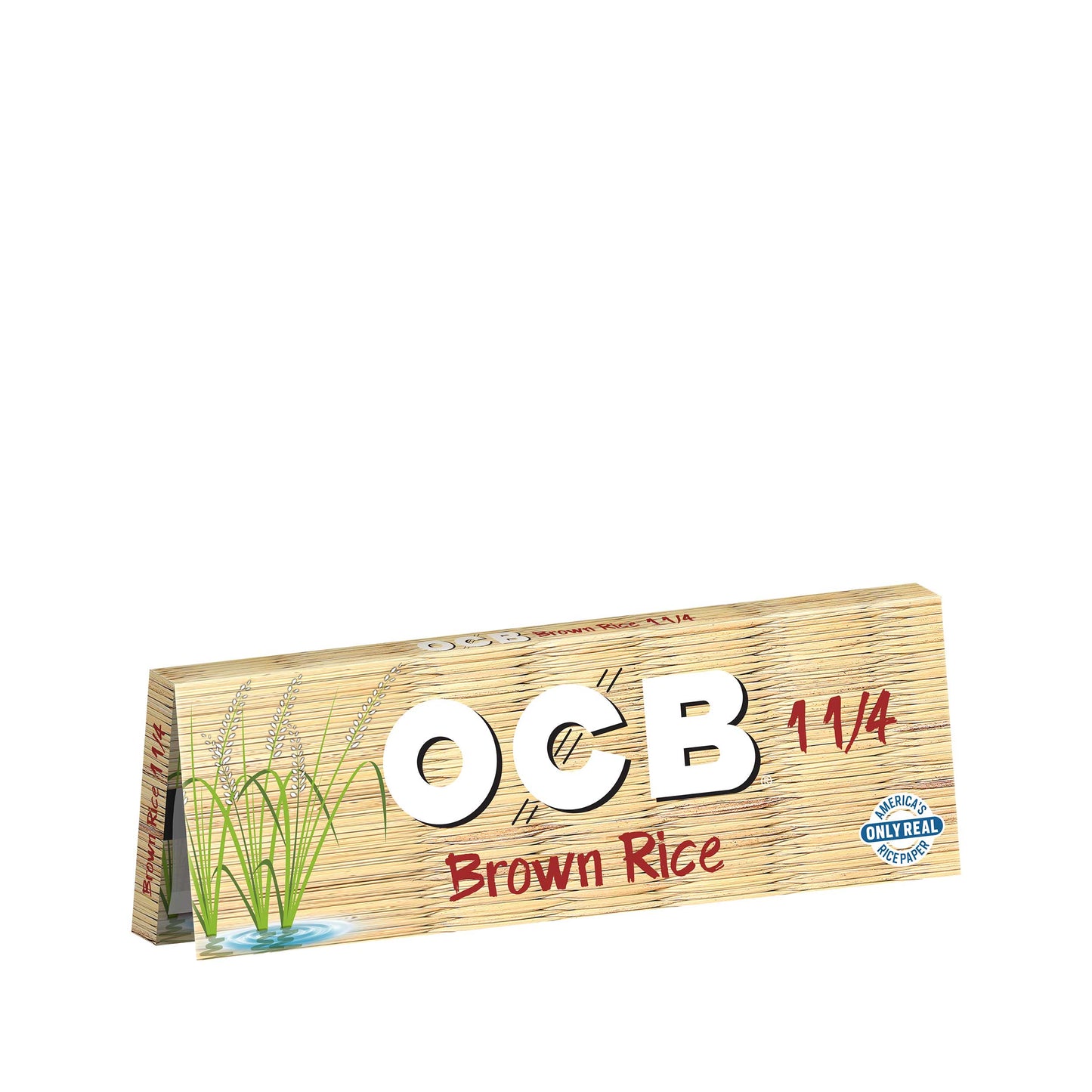 OCB Brown Rice 1 1/4 Rolling Paper Booklet