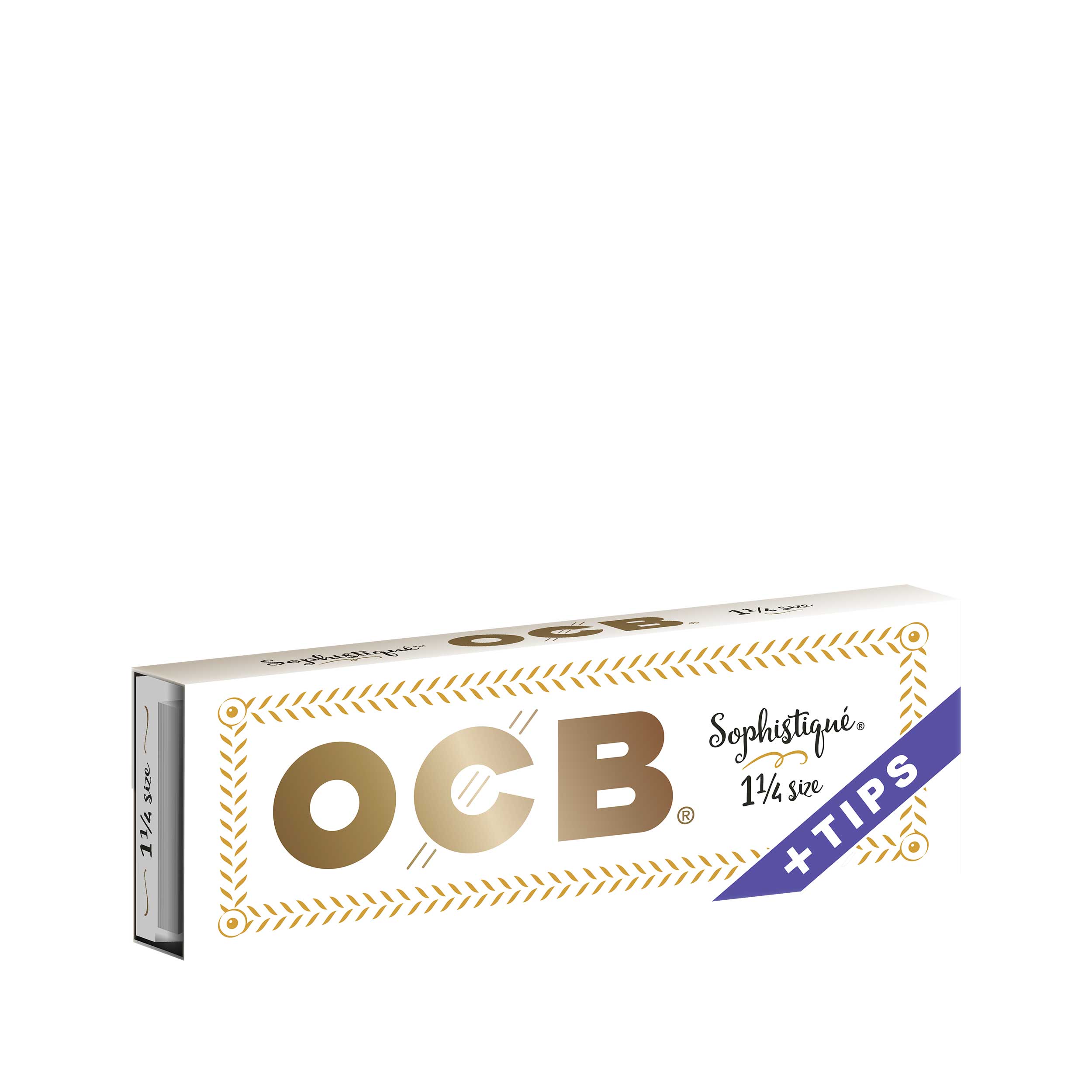 Sophistique® 1¼ Rolling Papers + Tips, Booklet – OCB USA Rolling Paper ...