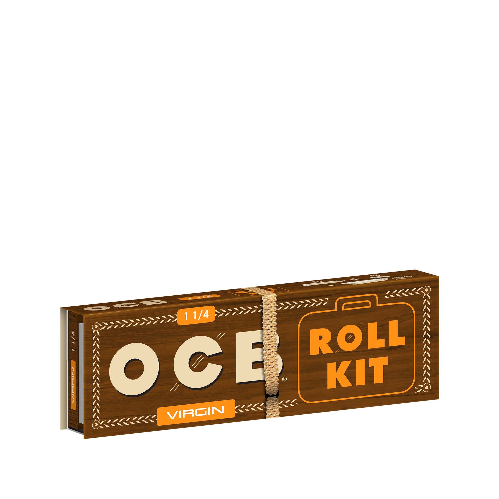 OCB Unbleached 1 1/4 Roll Kit Rolling Paper Booklet